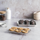 Plat à Four avec Grille en Inox 40.5x30.5 cm - Lacor 15567